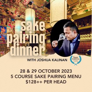 A delightful evening that promises great food, great company, and even greater sake! Together with Joshua Kalinan, Master Sake Sommelier & Sake Sommelier of the Year 2018, the evening promises to be a fascinating one as you sip on carefully selected sakes, each perfectly paired with delicious dishes featuring A5 Japanese wagyu from our talented chefs.
🔗 in bio to book today!